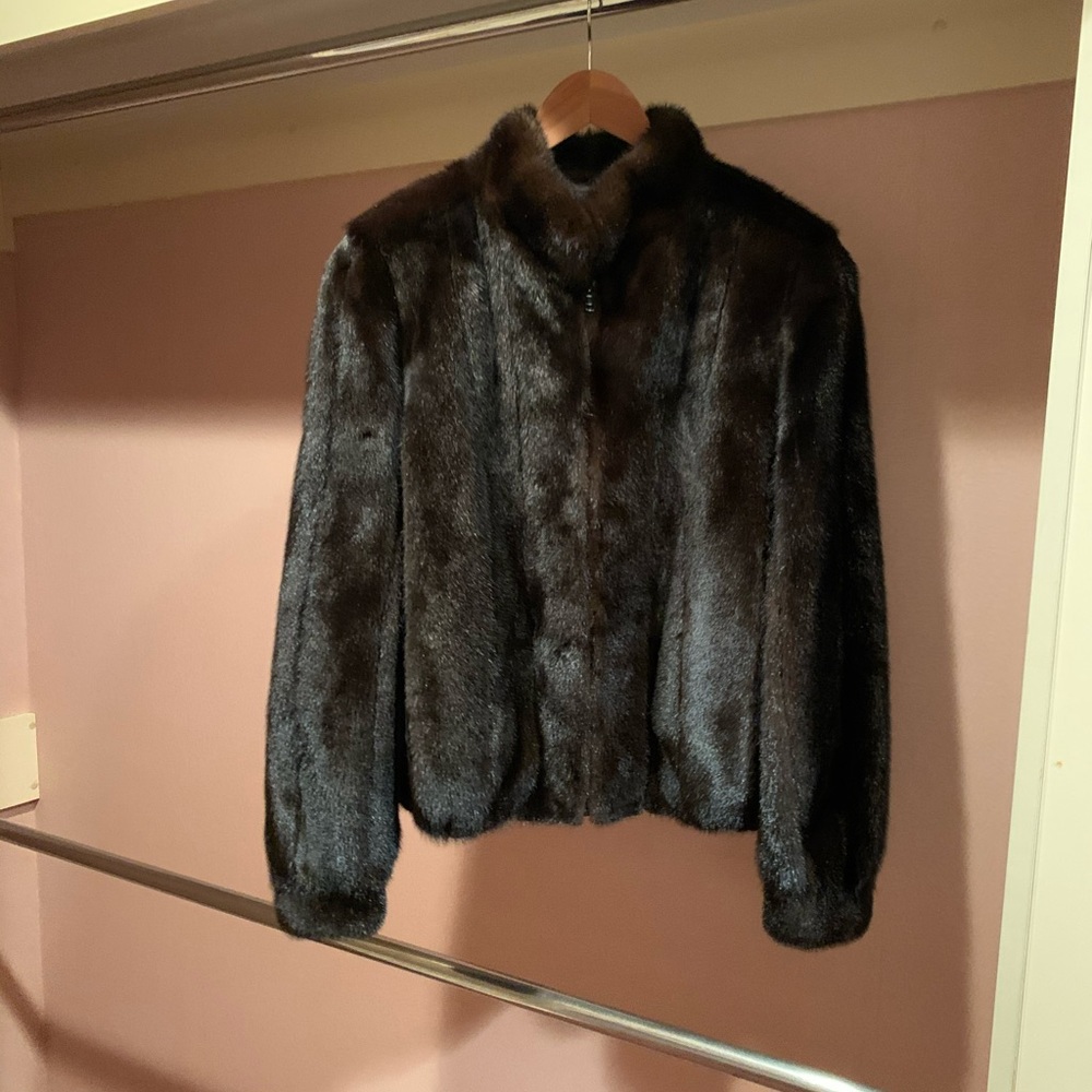 Mink fur coat